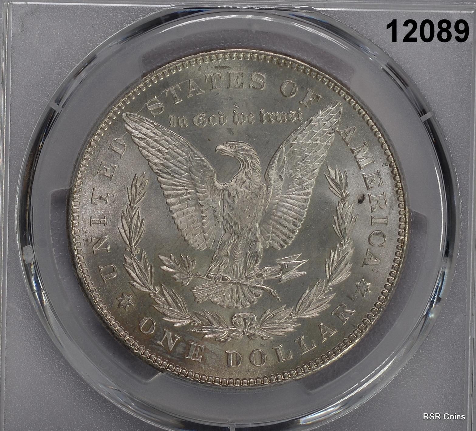 1878 7TF MORGAN SILVER DOLLAR REV. 78 PCGS CERTIFIED MS63 CAC LOOK BETTER #12089