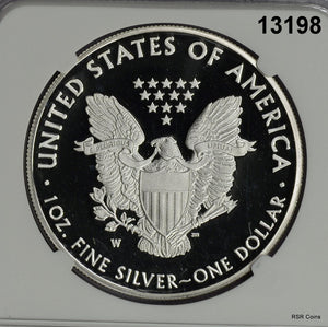 2020 W PROOF SILVER EAGLE NGC CERTIFIED PF70 ULTRA CAMEO! #13198