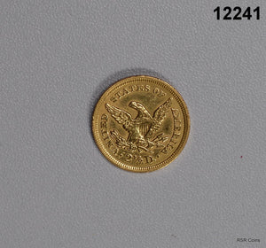 1853 $2.50 GOLD LIBERTY AU! #12241
