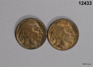 1920 & 25 BUFFALO NICKELS BOTH VF! #12434