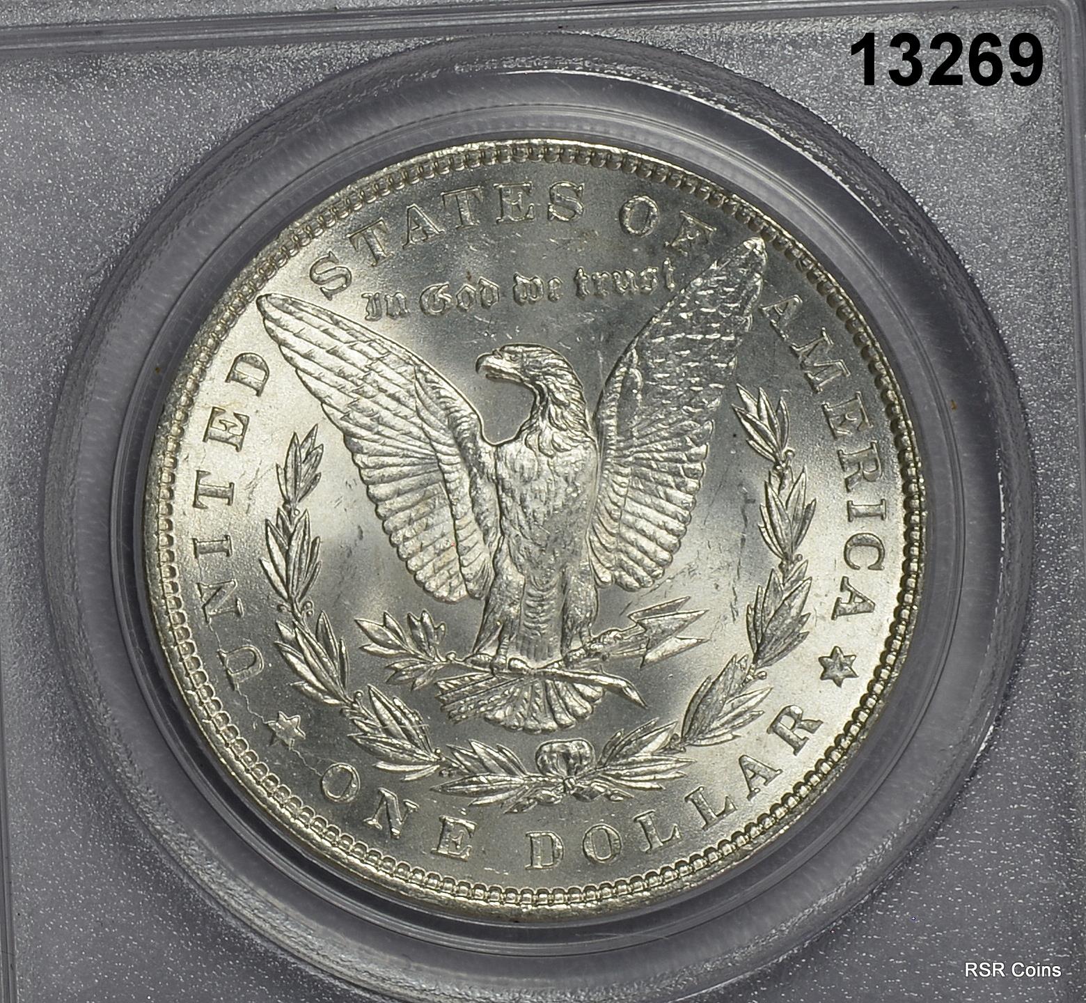 1886 MORGAN SILVER DOLLAR PCGS CERTIFIED MS64 FLASHY! #13269