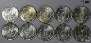 1886 P MORGAN SILVER DOLLAR ORIGINAL CHOICE GEM BU ROLL 20 FLASHY COINS! #13287