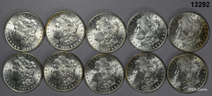 1886 P MORGAN SILVER DOLLAR ORIGINAL CHOICE GEM BU ROLL 20 FLASHY COINS! #13292