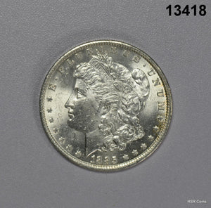 1885 O MORGAN SILVER DOLLAR BU NICE LUSTER! #13418