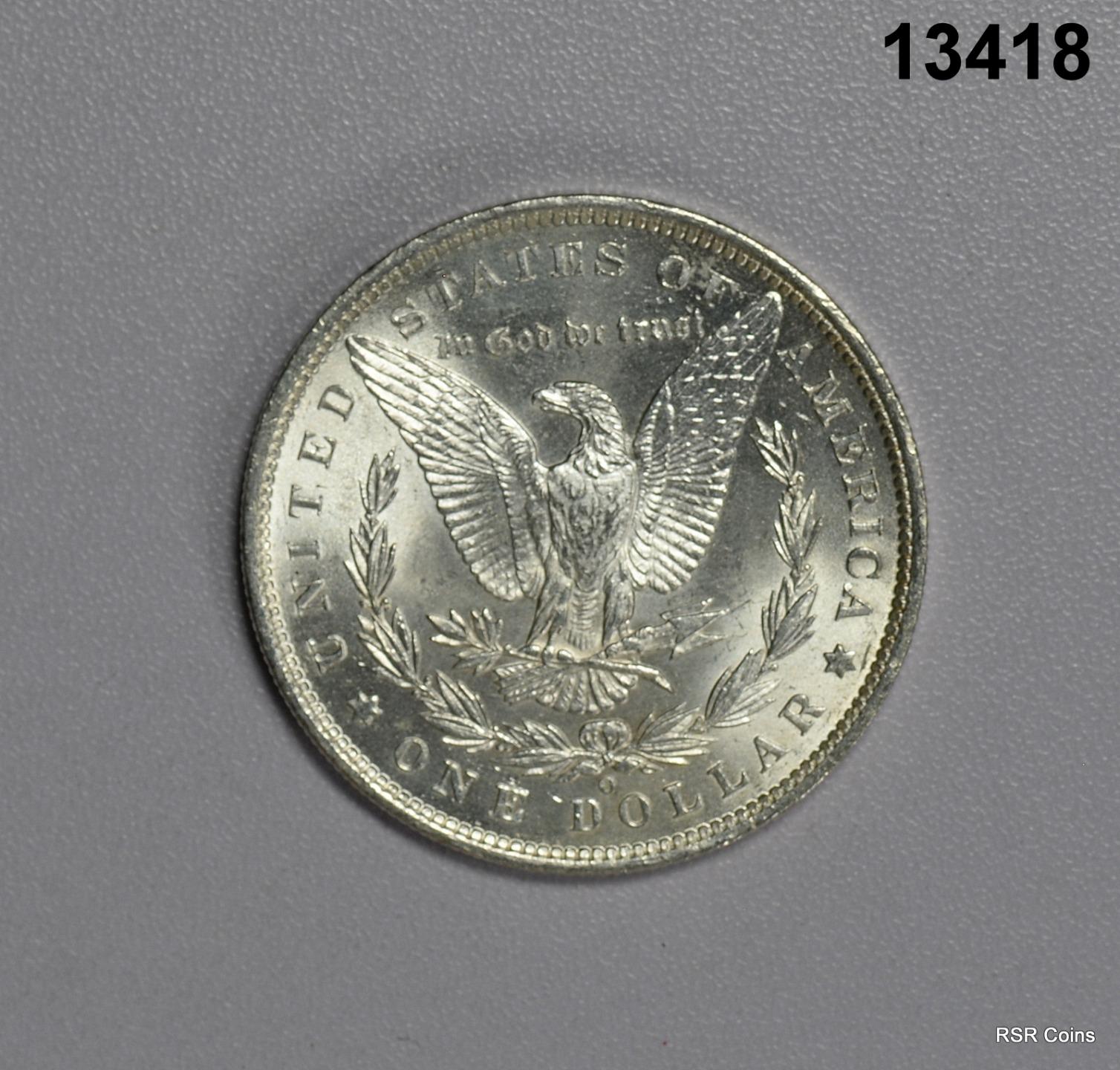 1885 O MORGAN SILVER DOLLAR BU NICE LUSTER! #13418