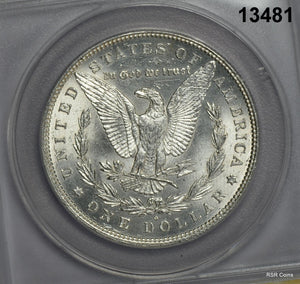 1880 O MORGAN SILVER DOLLAR ANACS CERTIFED MS60 LOOKS BETTER! #13481