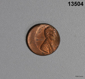 OFF CENTER LINCOLN MEMORIAL CENT #13504