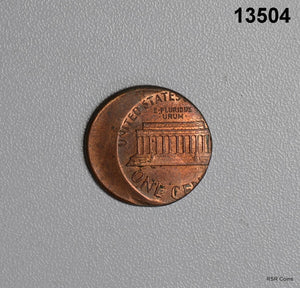 OFF CENTER LINCOLN MEMORIAL CENT #13504