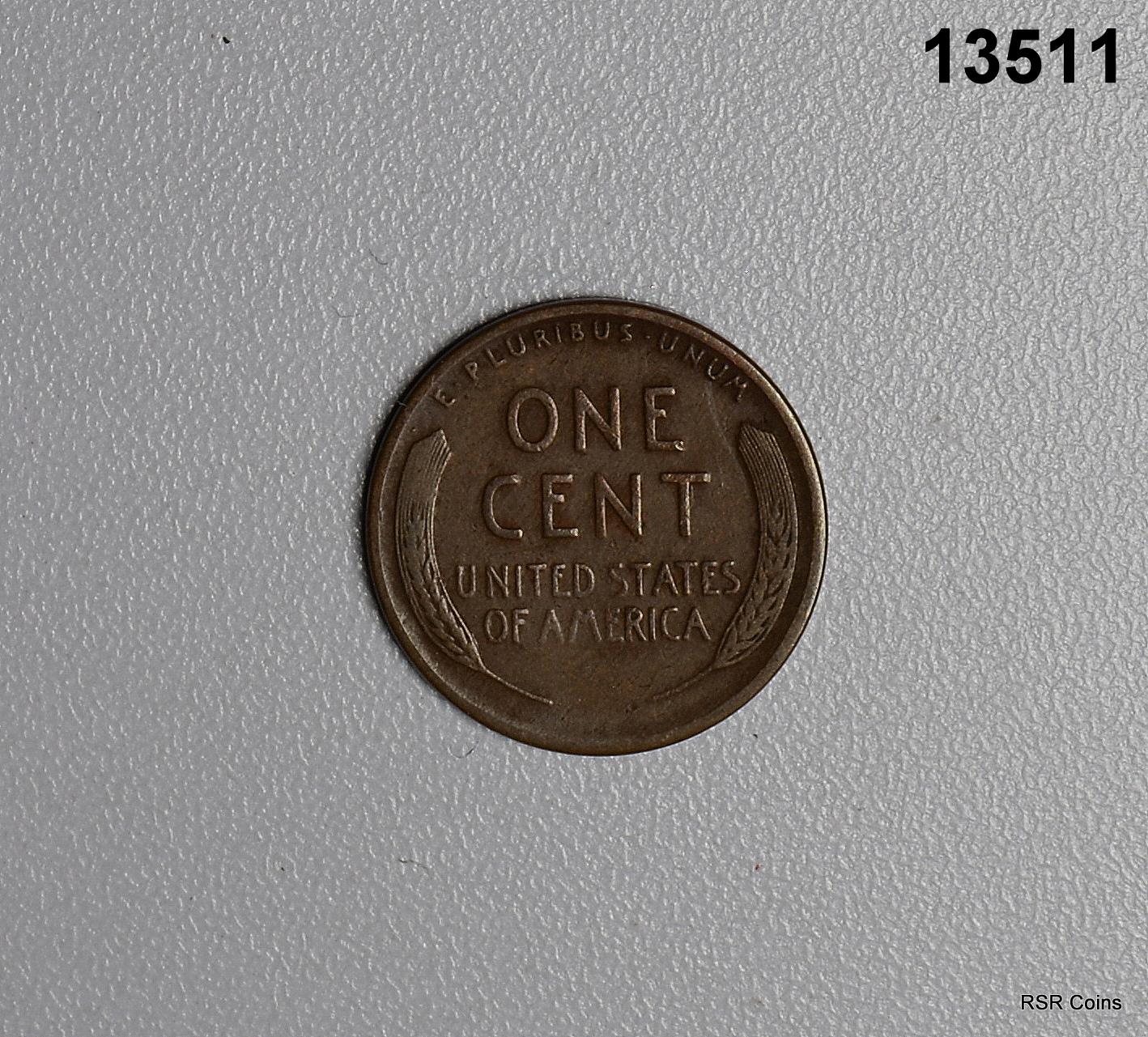 1922 WEAK D LINCOLN CENT FINE! #13511