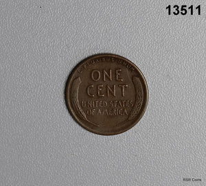 1922 WEAK D LINCOLN CENT FINE! #13511