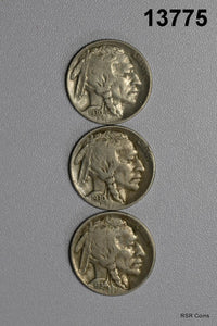 BUFFALO NICKEL LOT (2) 1930 S VF, 1934 D VF #13775