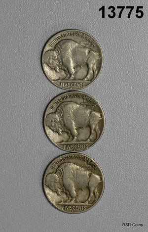 BUFFALO NICKEL LOT (2) 1930 S VF, 1934 D VF #13775