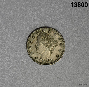 1883 N/C LIBERTY NICKEL AU! #13800