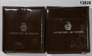 LOT OF 2 1972 REPUBLIC DEGUINEE MUNICH 500 GUINEES .999 F SILVER OLYMPIC #13828