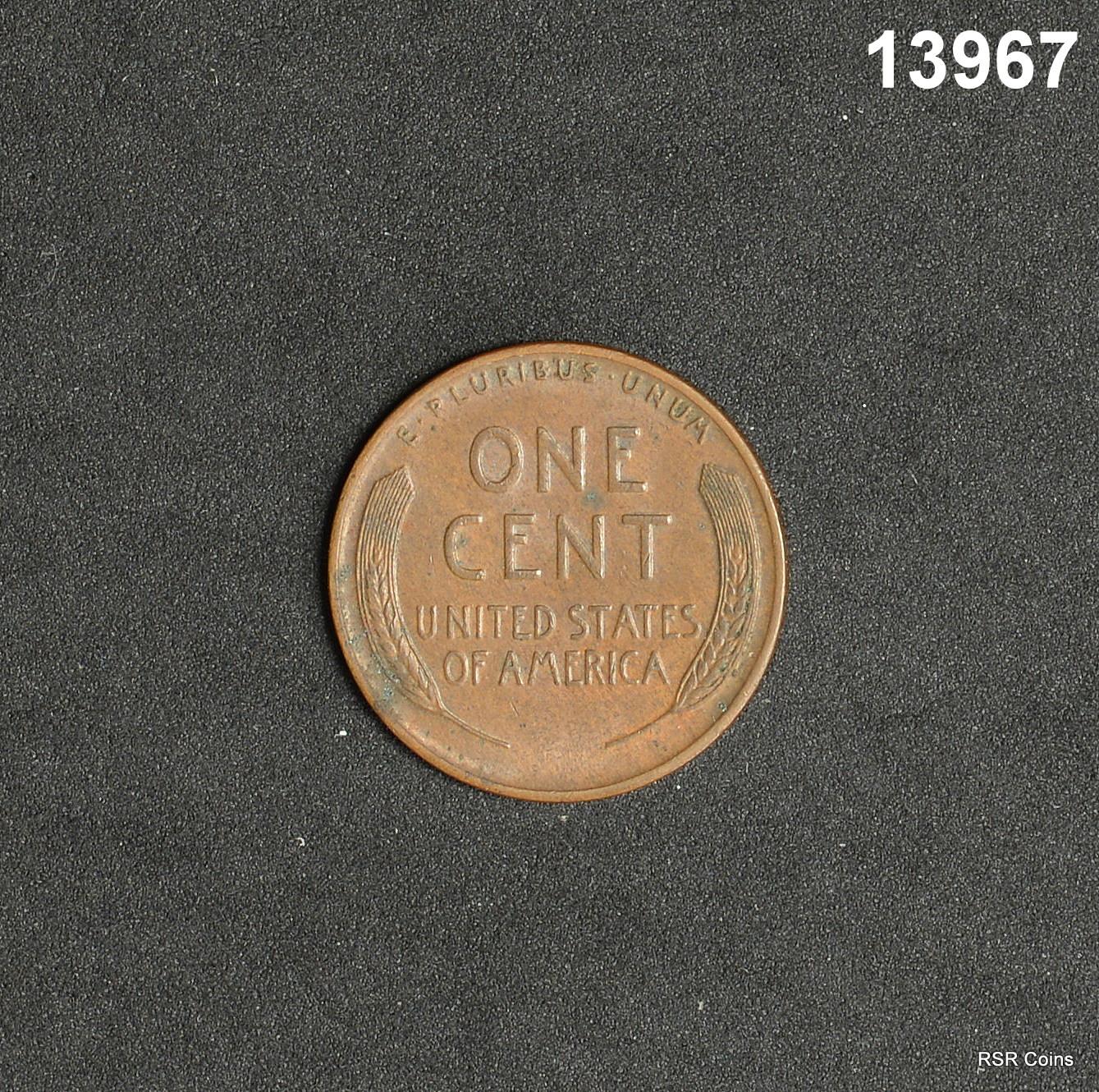 1933 D LINCOLN CENT AU+ SLIGHT CORROSION #13967