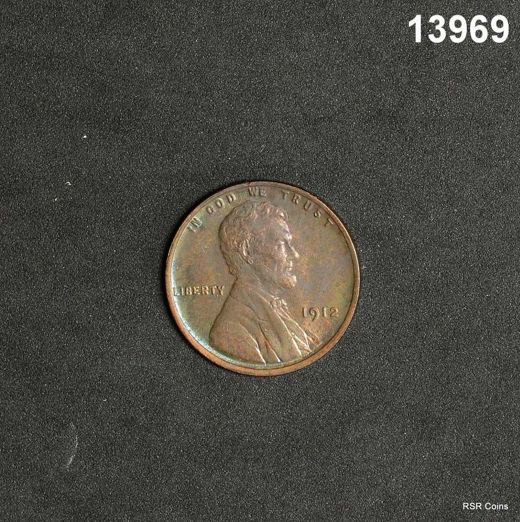 1912 LINCOLN CENT AU SLIGHT CORROSION #13969