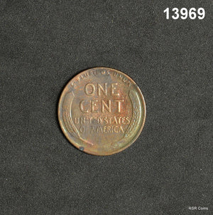 1912 LINCOLN CENT AU SLIGHT CORROSION #13969