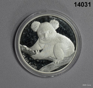 2009 AUSTRALIA LUNAR KOALA GEM BU IN CAPSULE! #14031