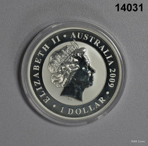 2009 AUSTRALIA LUNAR KOALA GEM BU IN CAPSULE! #14031