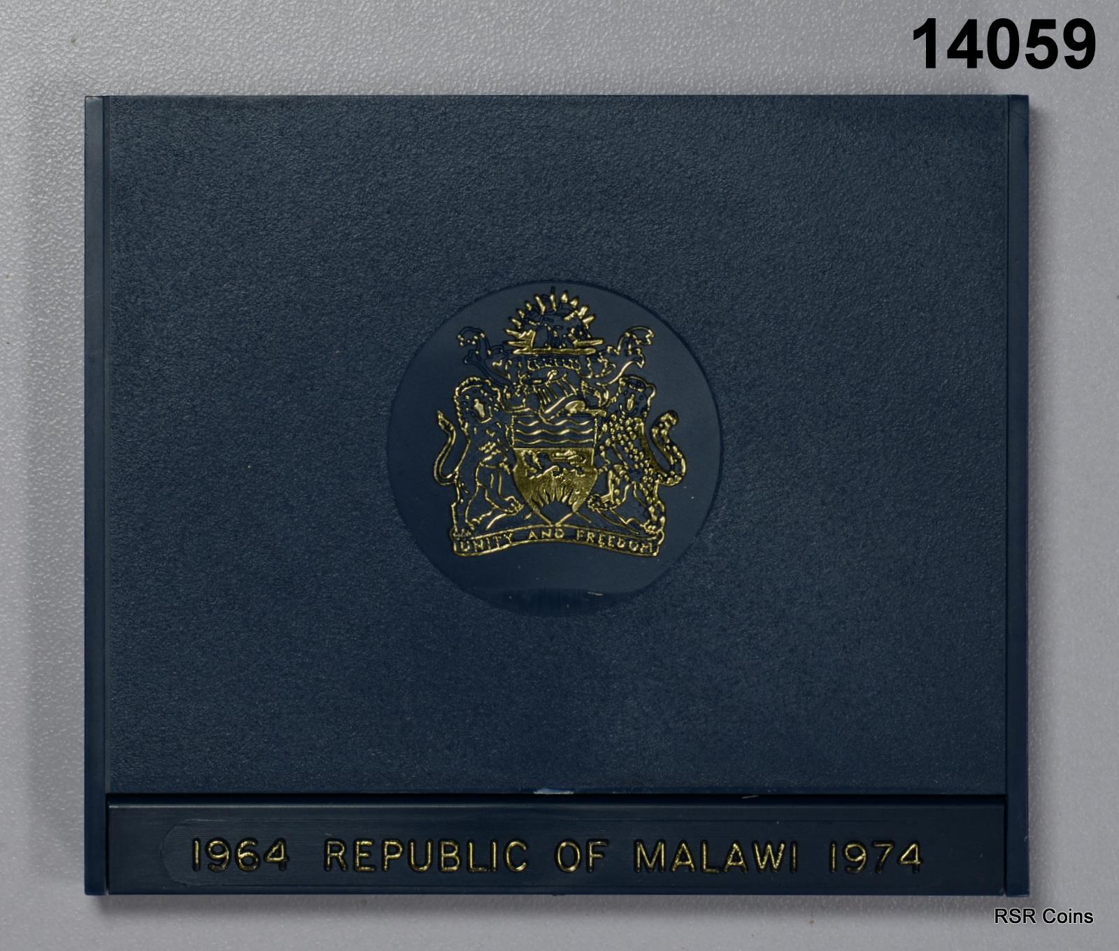 MALAWI 1974 KWACHA 10TH ANNIVERSARY OF INDEPENDENCE STERLING PROOF SILVER #14059