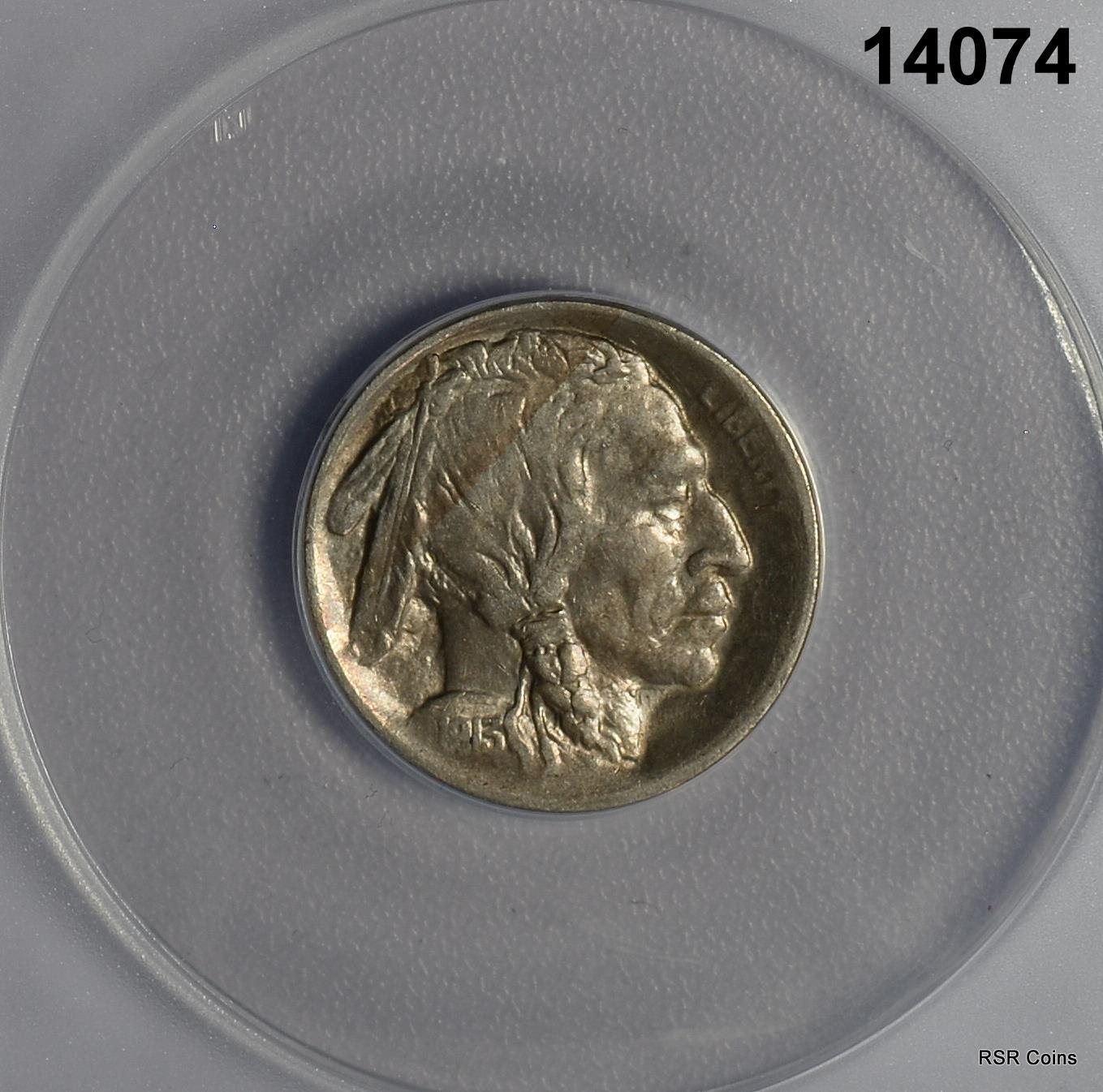 1913 S VAR. 1 BUFFALO NICKEL ANACS CERTIFIED AU55 FLASHY! #14074