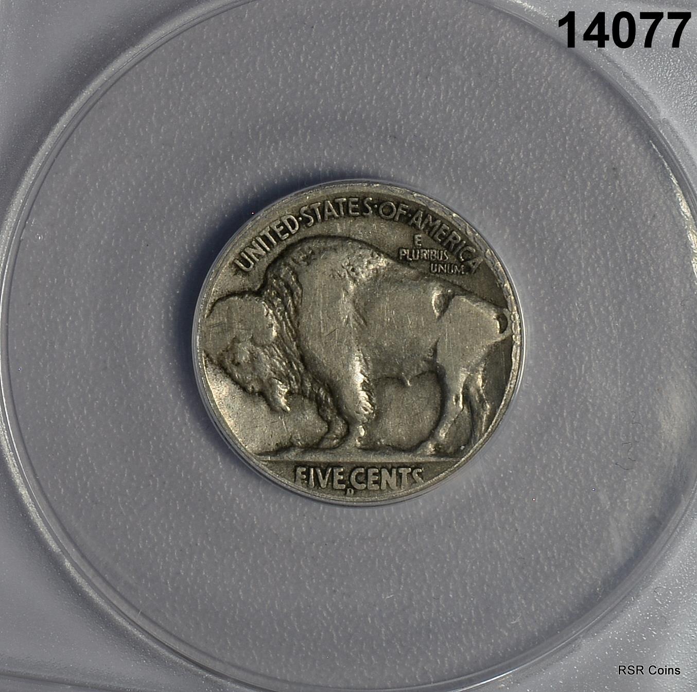 1914 D BUFFALO NICKEL ANACS CERTIFIED GOOD 4 CLEANED #14077