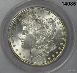 1886 MORGAN SILVER DOLLAR ANACS CERTIFIED MS63! #14085