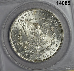 1886 MORGAN SILVER DOLLAR ANACS CERTIFIED MS63! #14085