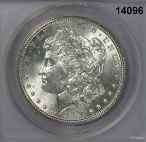 1886 MORGAN SILVER DOLLAR ANACS CERTIFIED MS63! #14096