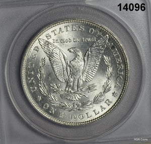 1886 MORGAN SILVER DOLLAR ANACS CERTIFIED MS63! #14096