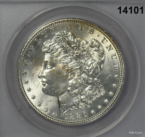 1886 MORGAN SILVER DOLLAR ANACS CERTIFIED MS63! #14101