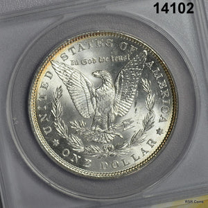 1886 MORGAN SILVER DOLLAR ANACS CERTIFIED MS63! #14102