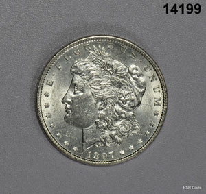 1897  MORGAN SILVER DOLLAR BU! BETTER DATE! #14199