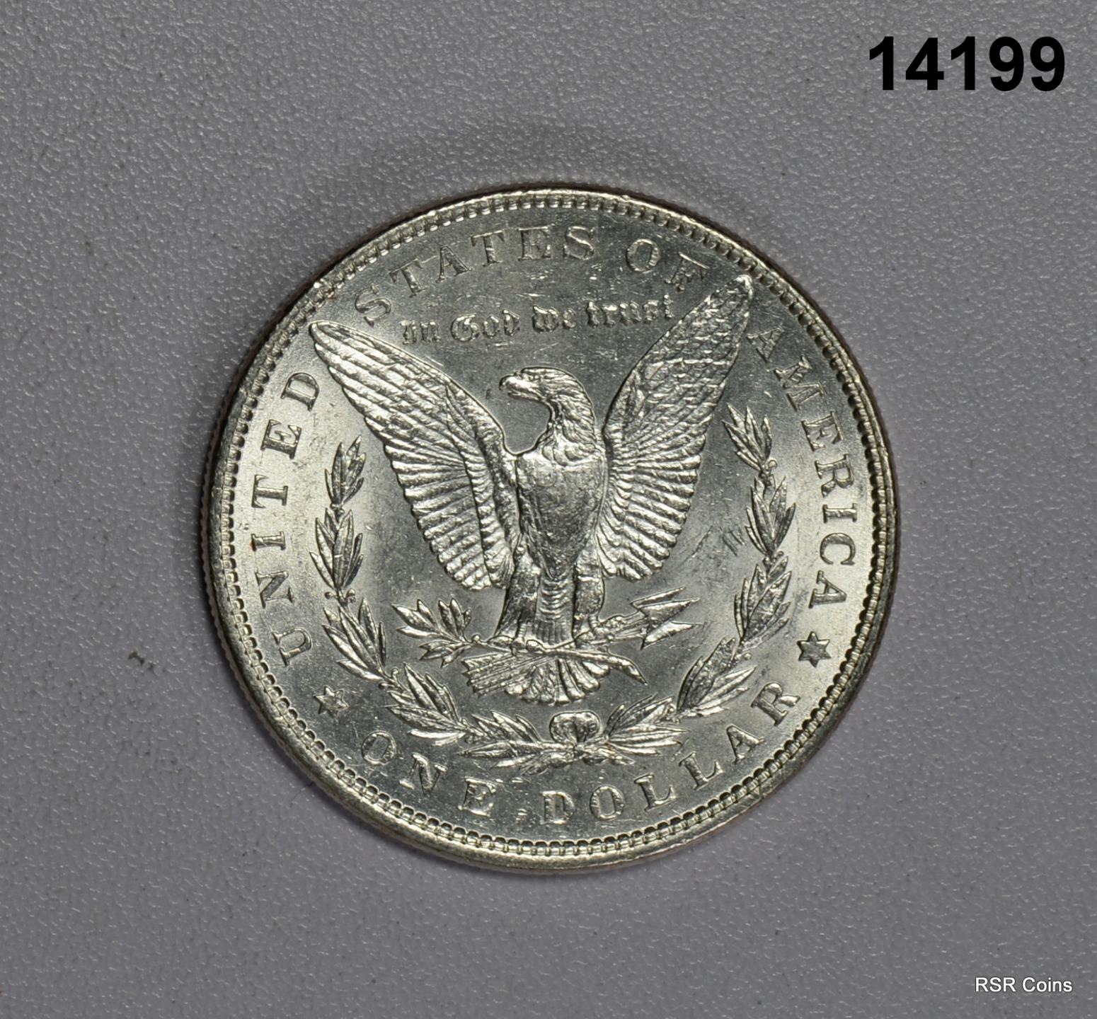 1897  MORGAN SILVER DOLLAR BU! BETTER DATE! #14199