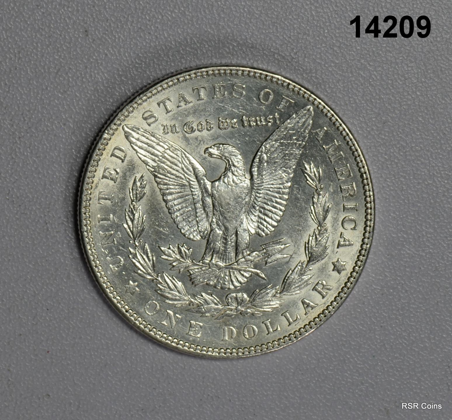 1902 MORGAN SILVER DOLLAR AU+ NICE! #14209