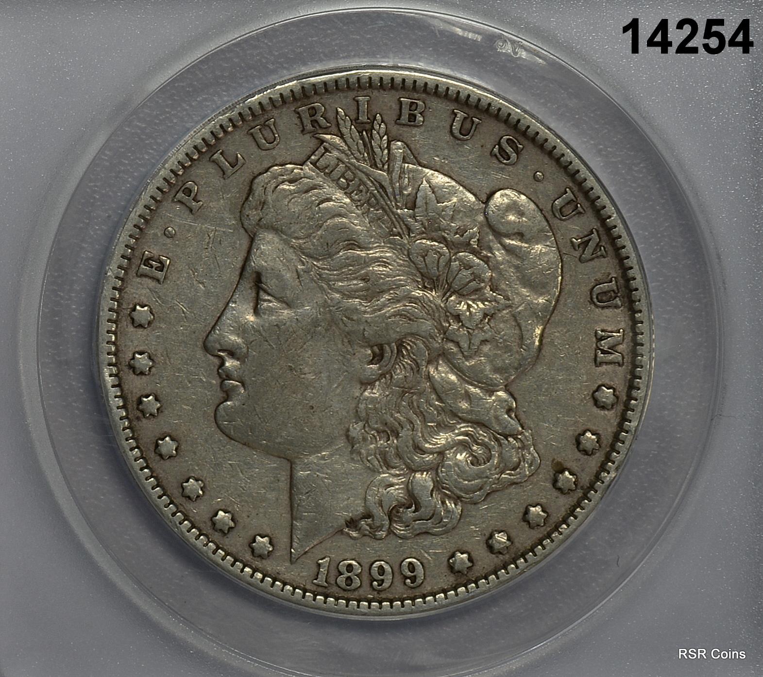 1899 MORGAN SILVER DOLLAR ANACS CERTIFIED VF30 #14254