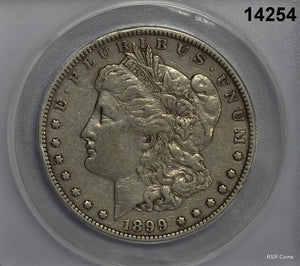 1899 MORGAN SILVER DOLLAR ANACS CERTIFIED VF30 #14254