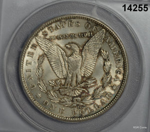 1898 O MORGAN SILVER DOLLAR ANACS CERTIFIED MS64 GOLDEN TONING! #14255