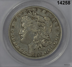 1896 O MORGAN SILVER DOLLAR ANACS CERTIFIED VF30 #14258