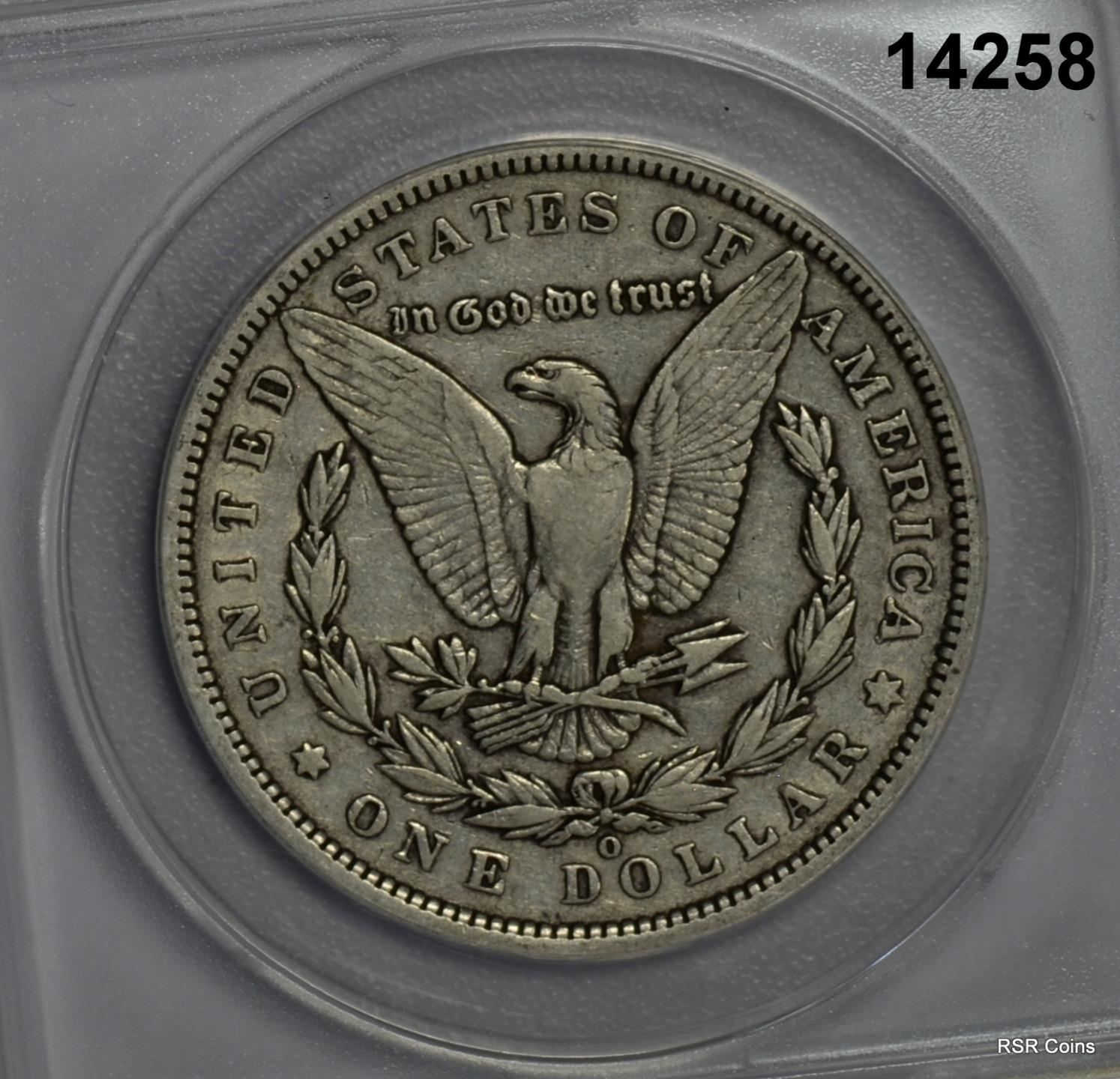 1896 O MORGAN SILVER DOLLAR ANACS CERTIFIED VF30 #14258