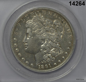 1891 O MORGAN SILVER DOLLAR ANACS CERTIFIED VF35 CLEANED BETTER DATE! #14264