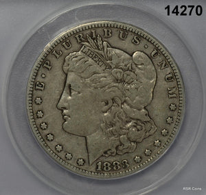 1883 CC MORGAN SILVER DOLLAR ANACS CERTIFIED VF25 ORIGINAL CARSON CITY! #14270