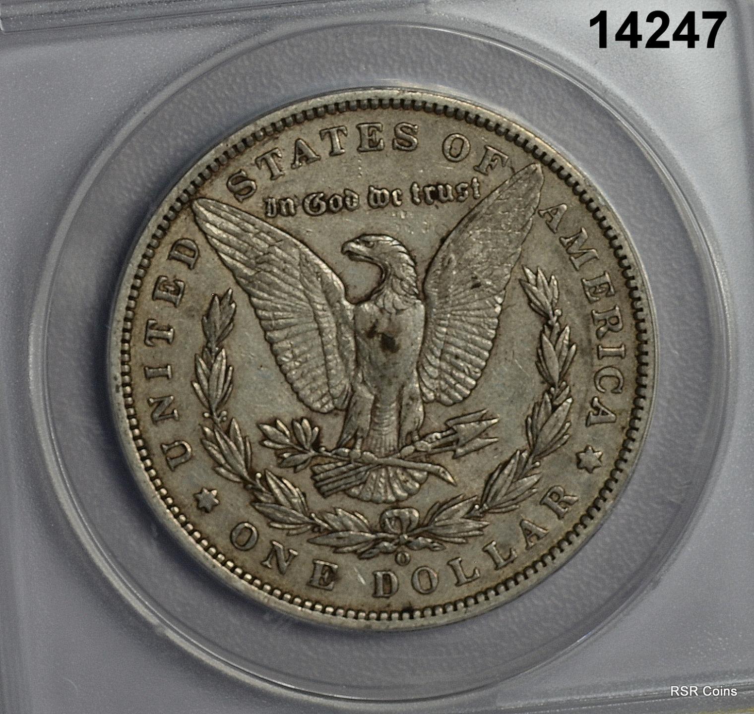 1896 O MORGAN SILVER DOLLAR SCARCE DATE! ANACS CERTIFIED EF40! #14247