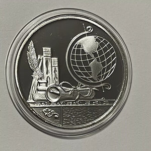 Graduation Gift Congratulations Coin 1 Troy Oz .999 Fine Silver Round Medal Grad