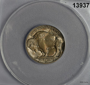 1914 D BUFFALO NICKEL KEY DATE ANACS CERTIFIED MS62 PALE GOLDEN WOW! #13937