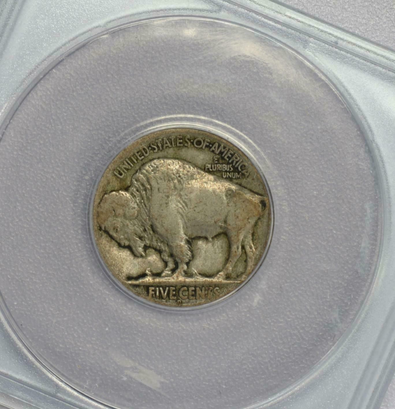 1914 D BUFFALO NICKEL ANACS CERTIFIED FINE 12 KEY DATE! NICE! #9307