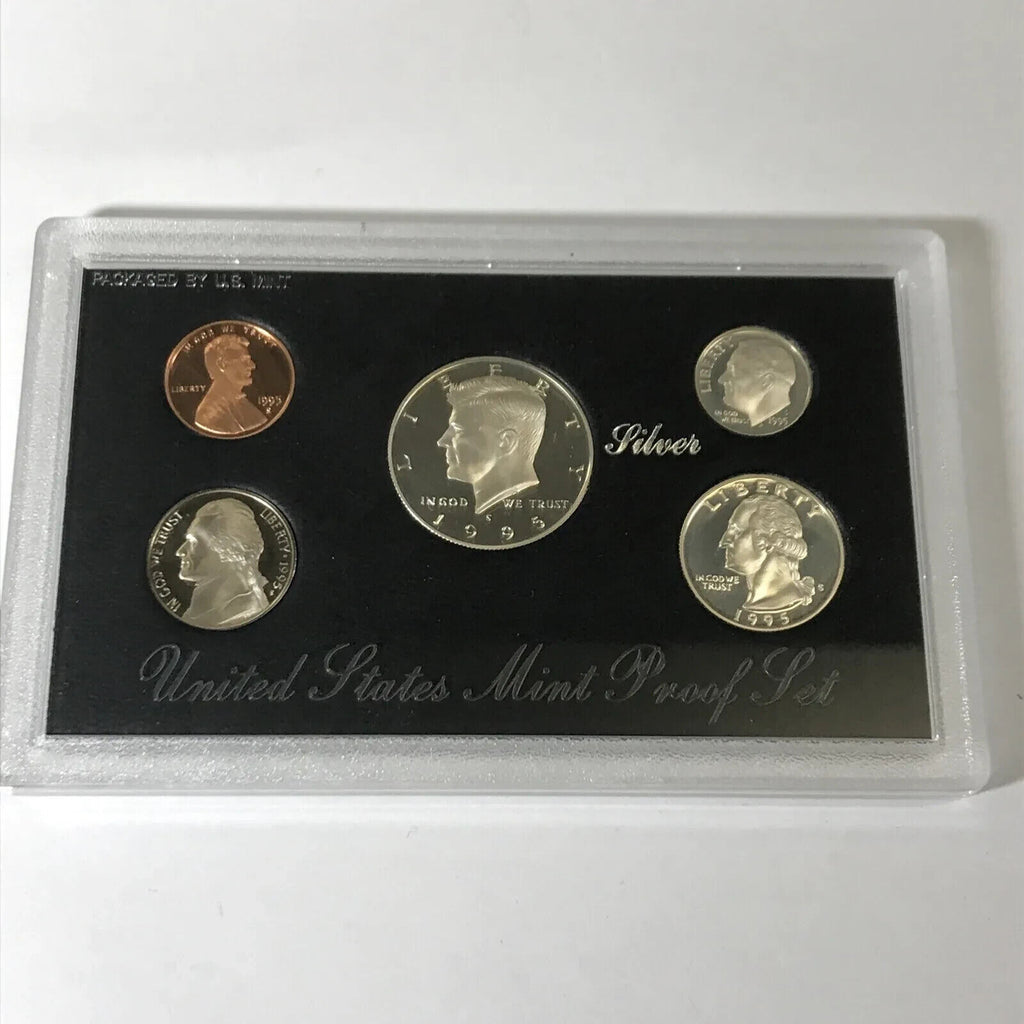 1995 - United States Mint Silver Proof Set BOX AND COA GEM!!