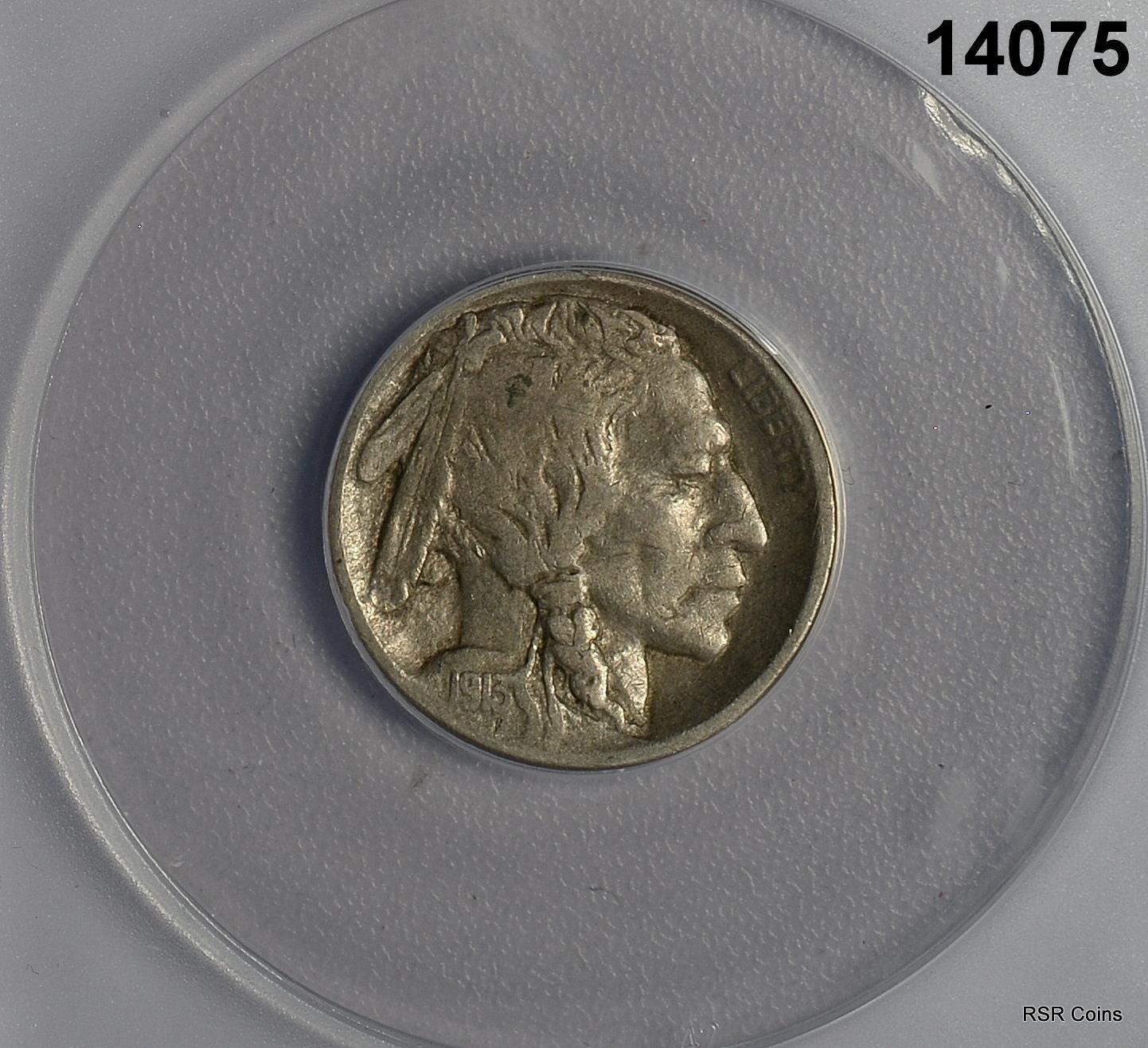 1913 D VAR. 2 BUFFALO NICKEL ANACS CERTIFIED FINE 12 ORIGINAL #14075