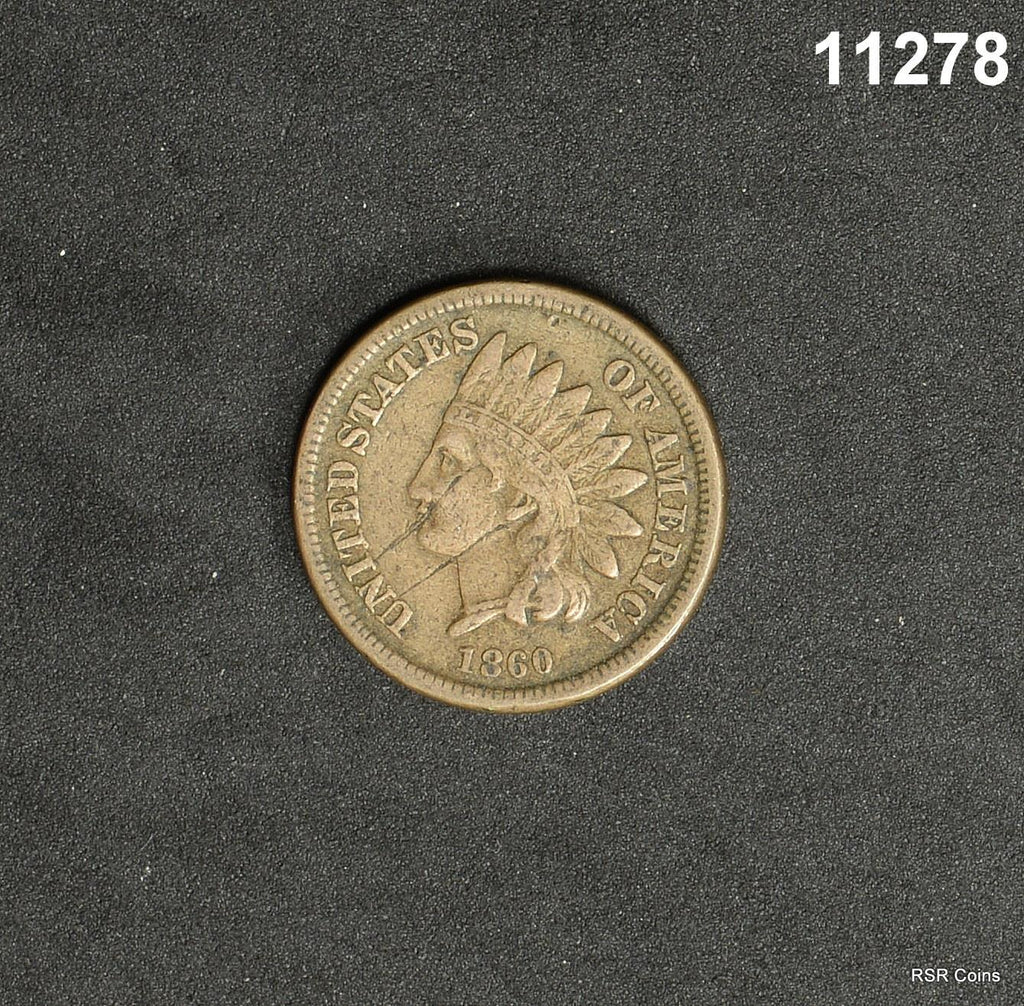 1860 INDIAN HEAD PENNY XF #11278