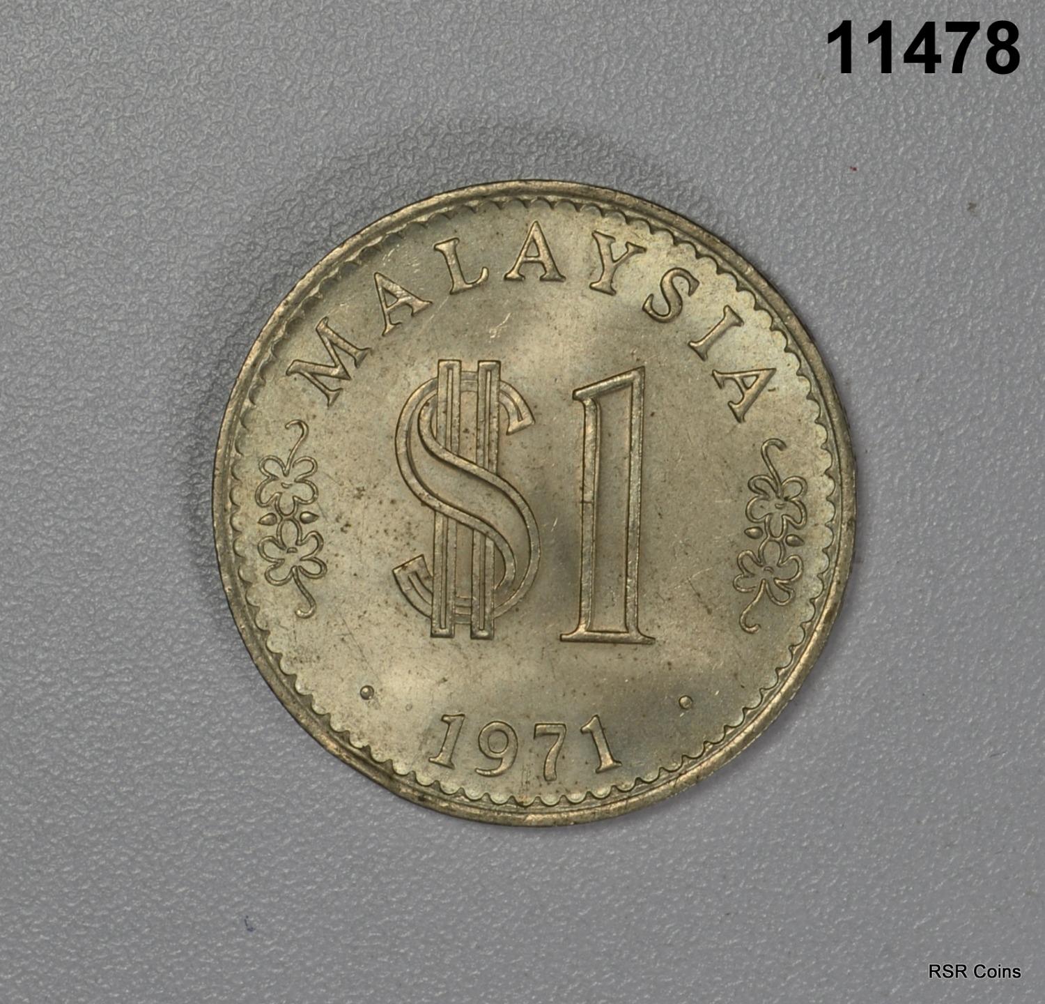MALAYSIA $1 1971 BU! #11478